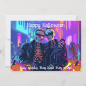 🌈🎃ネオン・ボーン・ベイビーズ・カード 招待状 (正面)