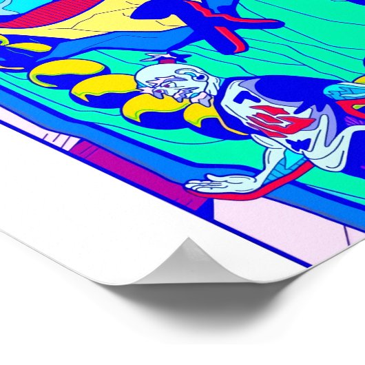 ネオン ポスター (角)