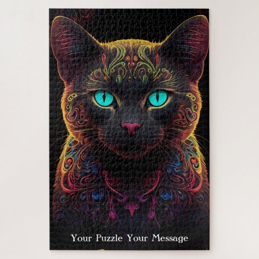 ネオン・マンダラ国王陛下 ジグソーパズル (縦)