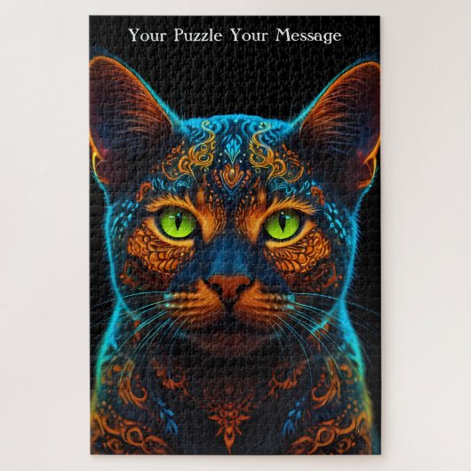 ネオン・マンダラ国王陛下 ジグソーパズル (縦)