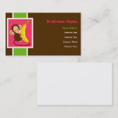 ネオン・モンキー・ビジネス・カード 名刺 (正面/裏面)