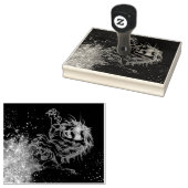 ネオン・ライオン ラバースタンプ (押印)