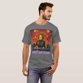 ネオン・リベリオン 都市ポップアートの態度 友達 Tシャツ (正面フル)