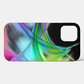 ネオン・レインボー・アブストラクト デザイン Case-Mate iPhoneケース (裏面 (横))