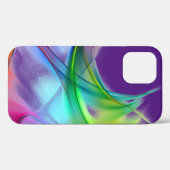 ネオン レインボー 抽象 デザイン Case-Mate iPhone カバー (裏面 (横))