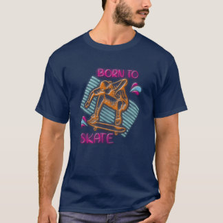 ネオン レトロ女子 Tシャツ