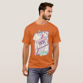 ネオン レトロ ビブス 80年代 90年代 ヴィンテージ ファミリー Tシャツ (正面フル)