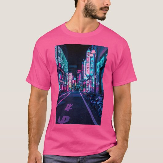 ネオン・ワンダーランド|過去記事 Tシャツ (正面)
