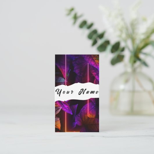 ネオン 名刺 (スタンド正面)