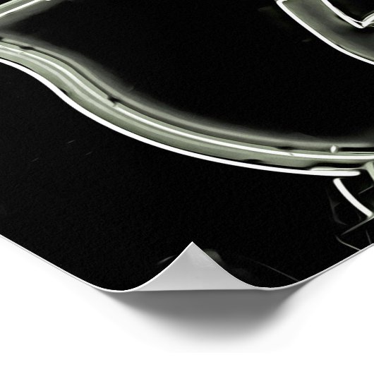 ネオン「Route 66」写真 ポスター (角)