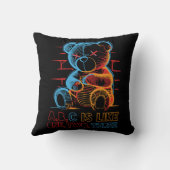 ネオンABCテディベア クッション (裏面)