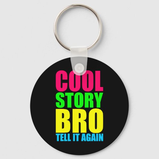 ネオンCool storyブロ キーホルダー (正面)