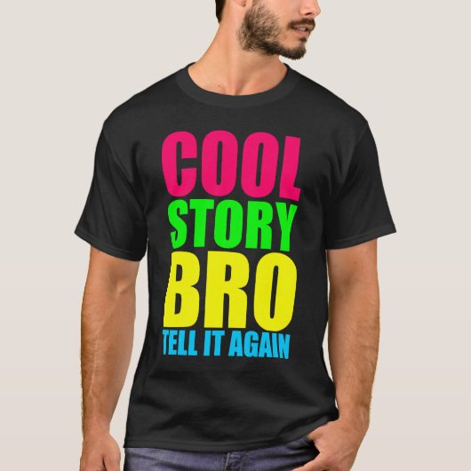 ネオンCool storyブロ Tシャツ (正面)
