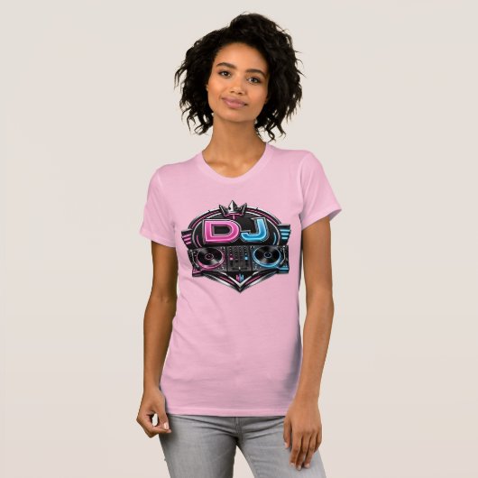 ネオンDJ レディースTシャツ Tシャツ (正面フル)