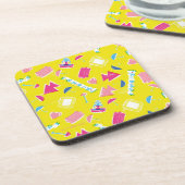 ネオンFRIENDS™アイコンパターン コースター (左側)