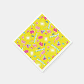 ネオンFRIENDS™アイコンパターン スタンダードカクテルナプキン (角)