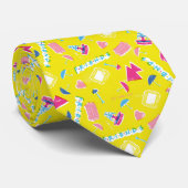ネオンFRIENDS™アイコンパターン ネクタイ (ロール)