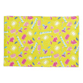 ネオンFRIENDS™アイコンパターン 枕カバー (裏面)