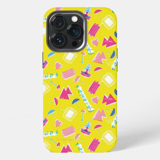 ネオンFRIENDS™アイコンパターン iPhoneケース (裏面)