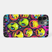 ネオンfunky絵文字ミックス Case-Mate iPhoneケース (裏面(横))