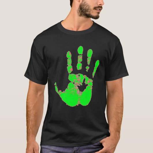 ネオンHandprint Tシャツ (正面)