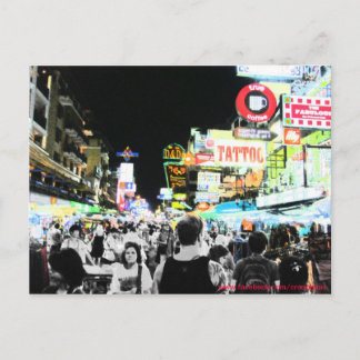 ネオンKhaosan ポストカード