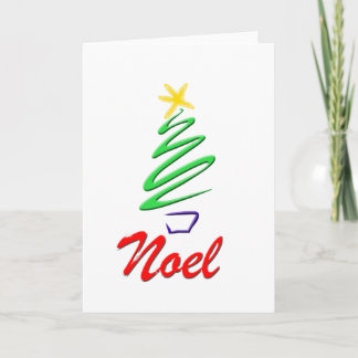 ネオンNoelのクリスマスの木 シーズンカード