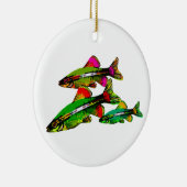 ネオンTetra三重項 セラミックオーナメント (右)