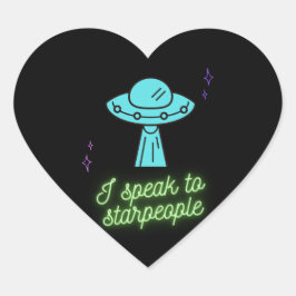 ネオンUFOスタンプ ハートシール