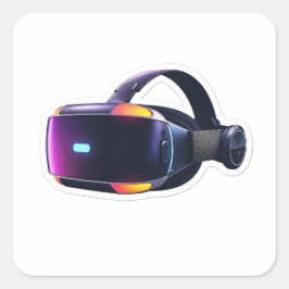 ネオンVRヘッドセット ゲーミングステッカー スクエアシール