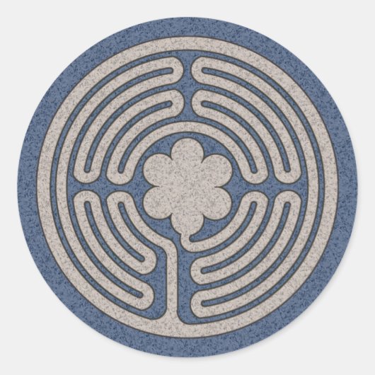 ネオ中世ラビリンステッカー ラウンドシール (正面)
