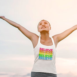 ネオ信じンレインボー タンクトップ