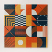 ネオ地域:ヴィンテージ抽象芸術構成 ジグソーパズル (横)