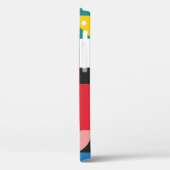 ネオ幾何イラストレーション。図形とp Case-Mate iPhoneケース (裏面 / 左)