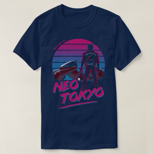 ネオ東京へようこそ Tシャツ (デザイン正面)