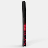 ネオ白熱［赤熱］光を放つンレッド文字A Case-Mate iPhoneケース (裏面/右)