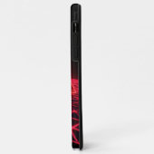 ネオ白熱［赤熱］光を放つンレッド文字A Case-Mate iPhoneケース (裏面/左)