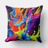 ネオ絵を描ン流体爆発 クッション (正面)