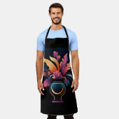 ネオ花瓶#1 エプロン (着用した状態)