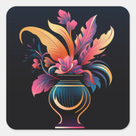 ネオ花瓶#1 スクエアシール