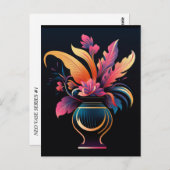 ネオ花瓶#1 ポストカード (正面/裏面)