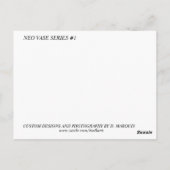 ネオ花瓶#1 ポストカード (裏面)