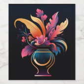 ネオ花瓶#1 ワインラベル (シングルラベル)