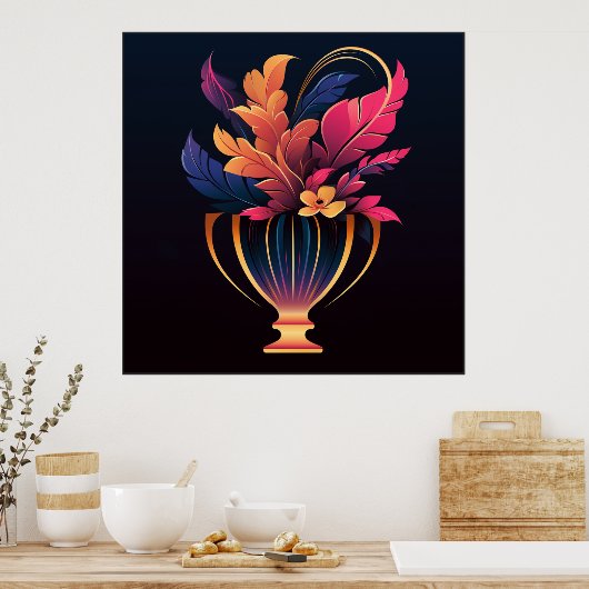 ネオ花瓶#2 ポスター (キッチン)