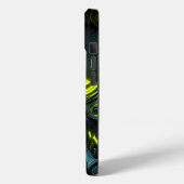 ネオ警告ン:はっきりしたトレンディー電話ケース/iPhone 15 Case-Mate iPhoneケース (裏面 / 左)