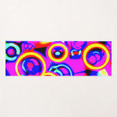 ネオ鮮やかカラフルン模様 ヨガマット (正面(横))