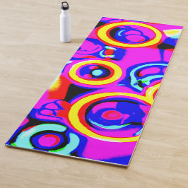 ネオ鮮やかカラフルン模様 ヨガマット