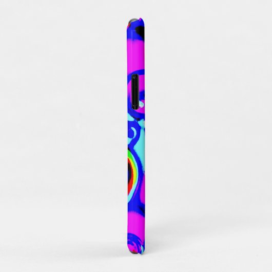 ネオ鮮やかカラフルン模様 Case-Mate iPhoneケース (裏面/右)