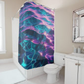 ネオ鮮やかンの水紋 シャワーカーテン (インサイチュ)