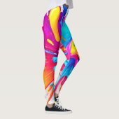 ネオ鮮やかン絵を描プスプラッシュアート レギンス (右)